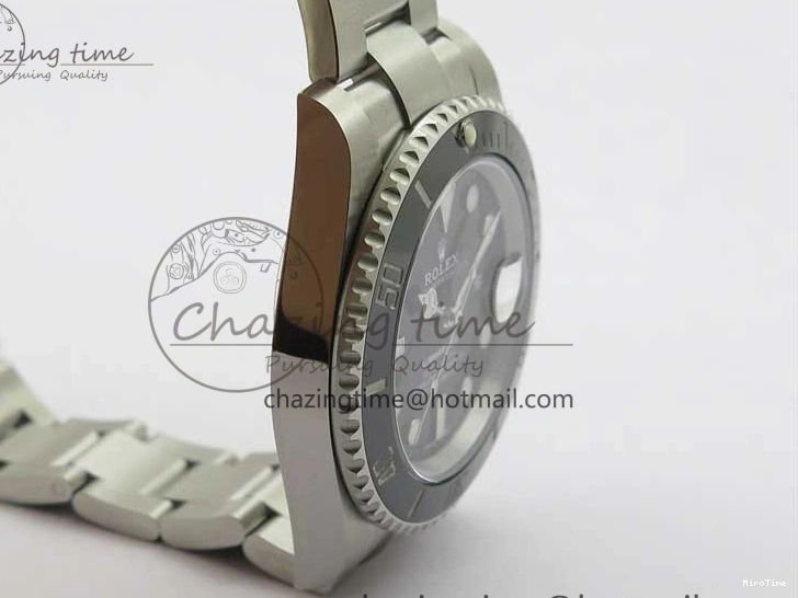 MiroTime 0307 Submariner 116610 LN Black Ceramic 316L Steel Noob 1:1 Best Edition V10. Stretchable 2865